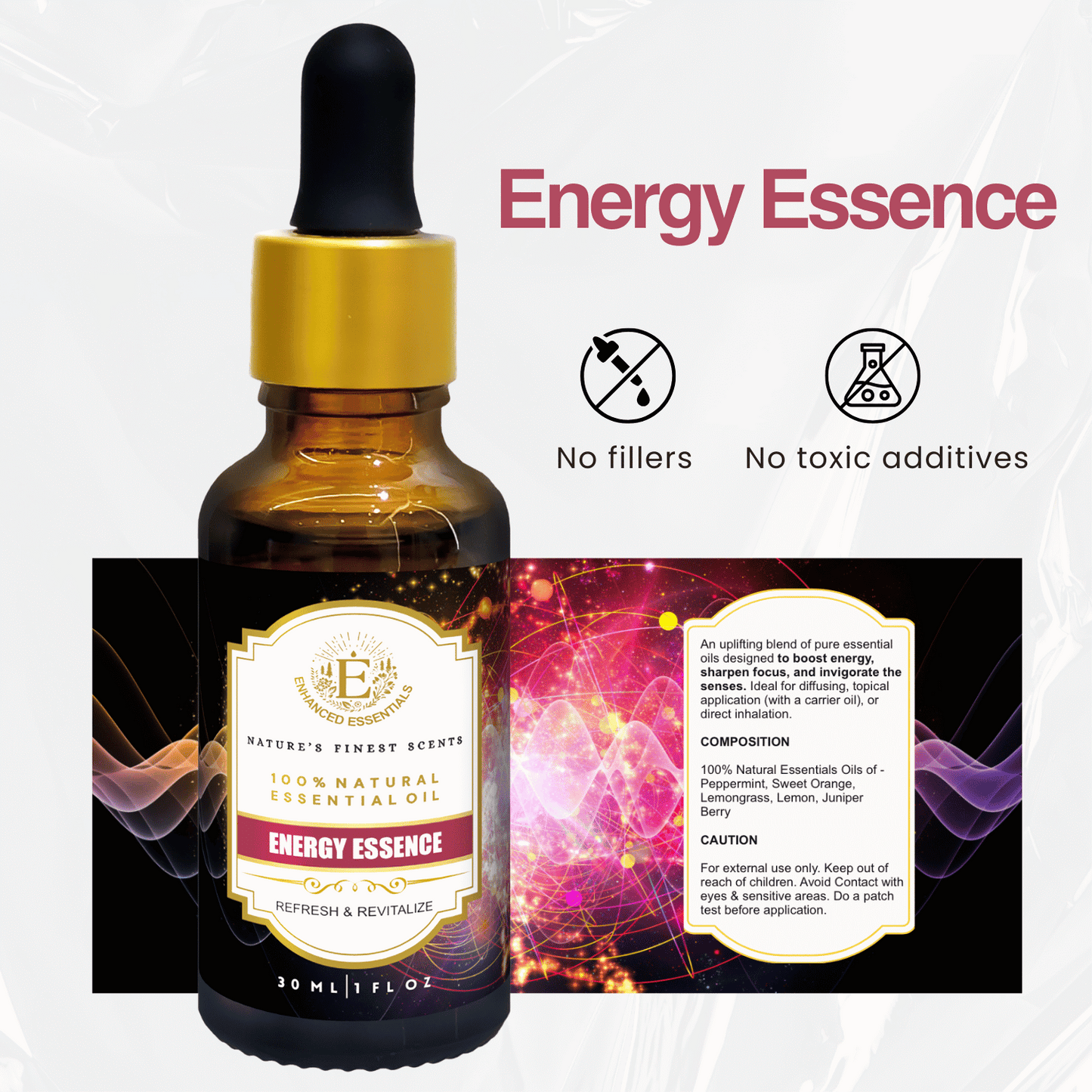 Energy Essence - Invigorating Essential Oil Blends
