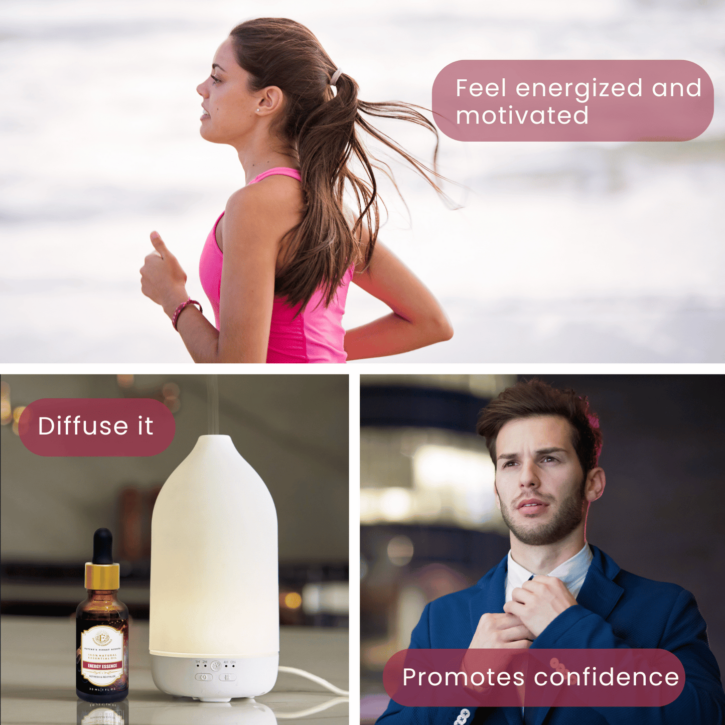 Energy Essence - Invigorating Essential Oil Blends
