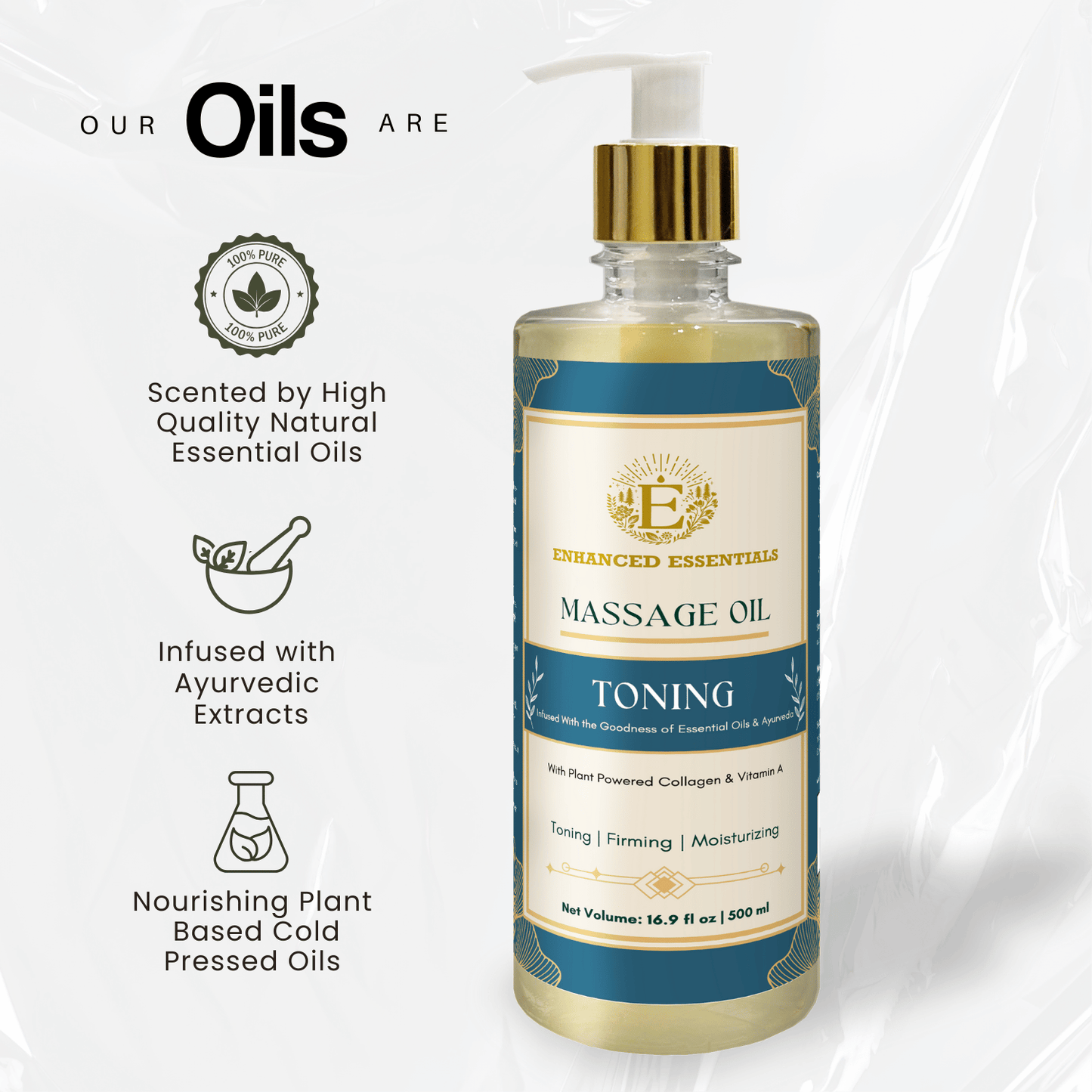 Toning - Massage Oil - 500 ML