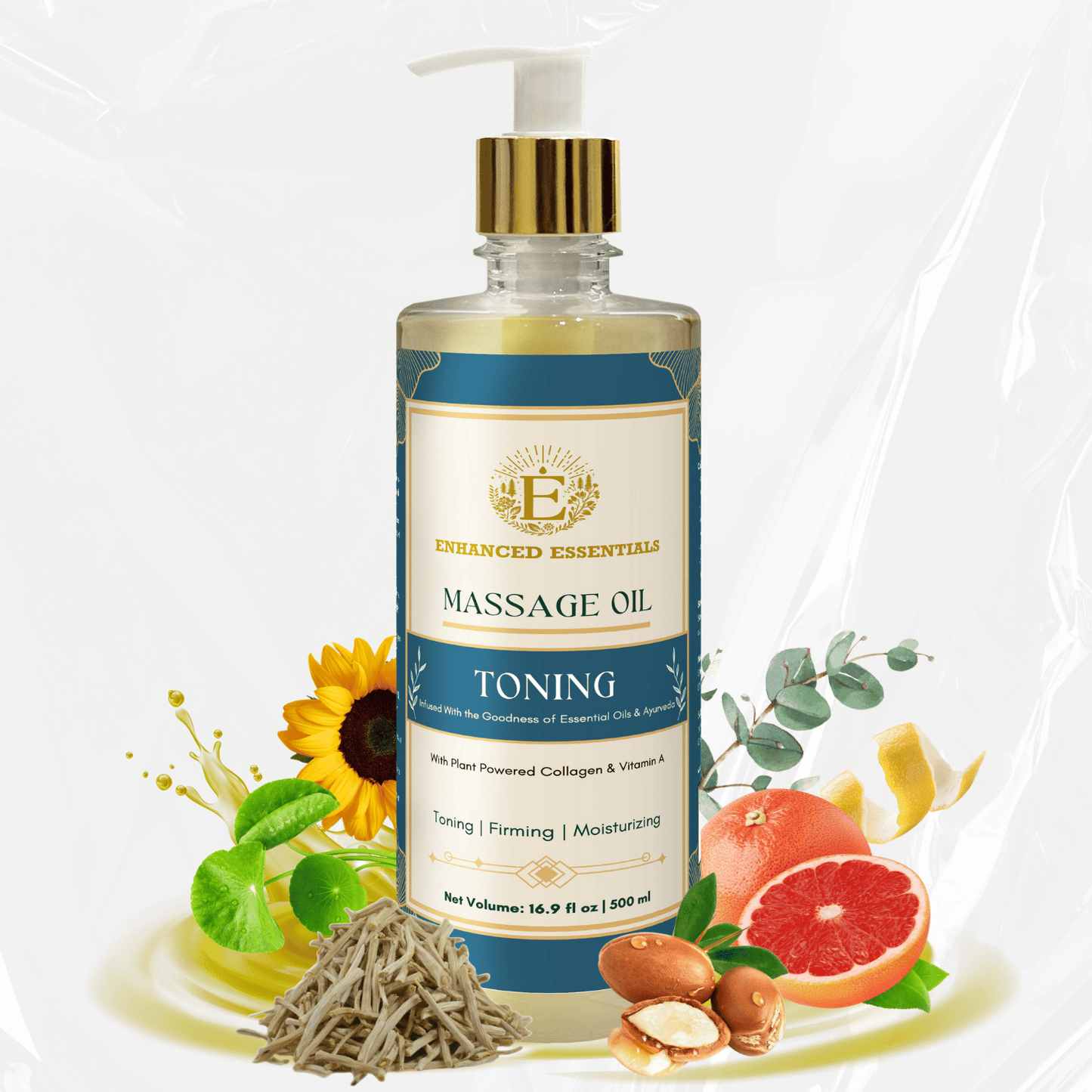 Toning - Massage Oil - 500 ML