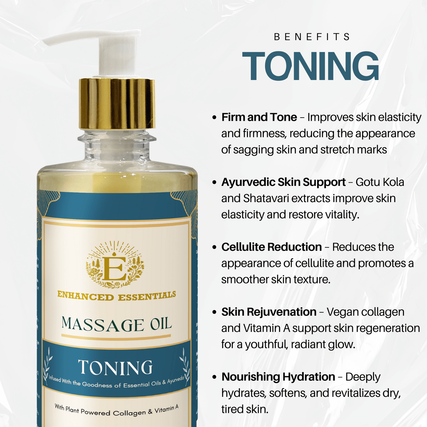 Toning - Massage Oil - 500 ML